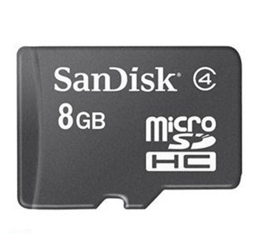SanDisk 8GB micro SD SDHC Class 4 10 Memory Card