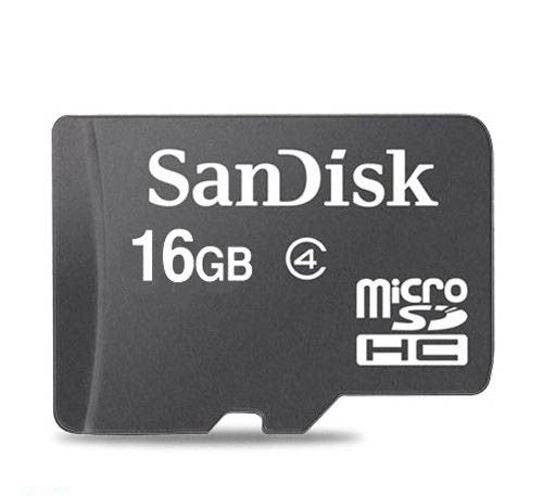 SanDisk 16GB micro SD SDHC Class 4 10 Memory Card